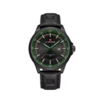 ساعت مچی عقربه ای مردانه نیوی فورس بند چرم مشکی 9248/4