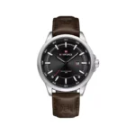 ساعت مچی عقربه ای مردانه نیوی فورس بند چرم قهوه ای 9248/7