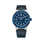 ساعت مچی عقربه ای نیوی فورس مردانه بند چرم سرمه ای 9233/3