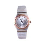 ساعت مچی امگا زنانه فلزی نقره ای رزگلد 66900666/6