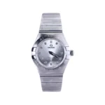 ساعت عقربه ای امگا زنانه فلزی تمام نقره ای 66900666/8