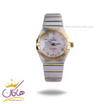 ساعت اومگا زنانه فلزی نقره ای طلایی کد 90912815/1