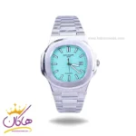 ساعت مچی پتک فیلیپ ناتیلوس مردانه فلزی نقره ای صفحه آبی 047/8