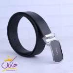 کمربند چرم طبیعی مردانه مشکی Pingh Ceuin