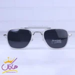 عینک آفتابی مردانه سفید شیشه مشکی P 10-10/2