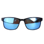 عینک آفتابی مردانه پلیس فریم مستطیل شیشه جیوه ای 8508/1