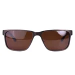 عینک آفتابی مردانه پلیس آلومینیوم فریم مستطیل قهوه ای 8553/3