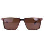 عینک آفتابی مردانه پلیس آلومینیومی قهوه ای 8633/3