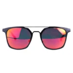 عینک آفتابی مردانه پلیس فریم مربع شیشه جیوه ای 8639/3