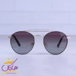 عینک آفتابی پورشه مردانه فریم گرد طلایی AD076/2