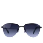 عینک آفتابی مردانه پرادا نیم فریم خلبانی مشکی PR 98 WS/4