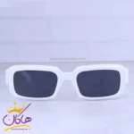 عینک آفتابی پرادا زنانه فریم مستطیل سفید 2767/1