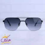 عینک آفتابی پرادا مردانه نیم فریم خلبانی PR A60S/1