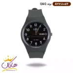 ساعت پسرانه کیو اند کیو سبز صفحه مشکی A212J008Y