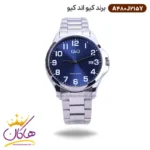 ساعت کیو اند کیو مردانه نقره ای صفحه آبی A480J215Y