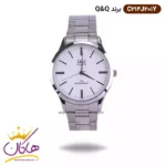 ساعت مچی کیو اند کیو مردانه نقره ای صفحه سفید C214J201Y