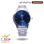 ساعت کیو اند کیو مردانه فلزی صفحه سورمه ای C214J212Y