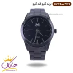 ساعت کیو اند کیو مردانه فلزی تمام مشکی C23A-003PY