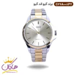 ساعت کیو اند کیو مردانه فلزی نقره ای طلایی C36A-008PY