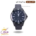ساعت کیو اند کیو مردانه فلزی تمام مشکی Q28B-004PY