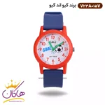 ساعت کیو اند کیو پسرانه سیلیکونی سورمه ای قاب قرمز V23A015VY