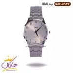 ساعت مردانه کیو اند کیو فلزی نقره ای صفحه سفید QZ60J204Y