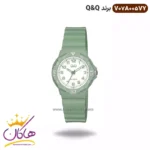 ساعت کیو اند کیو اسپرت بند رابر سبز V07A/005VY
