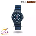 ساعت کیو اند کیو مردانه بند رابر سورمه ای چریک V07A/011VY