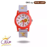 ساعت پسرانه کیو اند کیو طوسی طرح سگ V22A-005VY