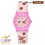 ساعت کیو اند کیو سیلیکونی طرح گوزن V22A015VY