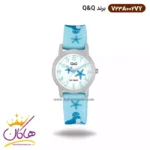 ساعت کیو اند کیو پسرانه سیلیکونی آبی طرح فوک V23A002VY