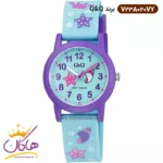 ساعت کیو اند کیو سیلیکونی طرح ستاره صدف V23A020VY