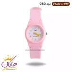 ساعت مچی دخترانه کیو اند کیو صورتی V28A-007VY