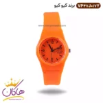 ساعت کیو اند کیو اسپرت سیلیکونی تمام نارنجی vp47j01vy