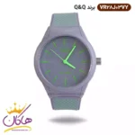 ساعت پسرانه کیو اند کیو طوسی خال خالی VR28J037Y
