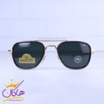 عینک آفتابی مردانه طلایی شیشه مشکی 512/4