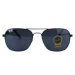 عینک آفتابی ری بن فریم فلزی مربع مشکی RB 5707/1