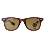 عینک آفتابی ری بن فریم قهوه ای شیشه زرد RB 2140/5