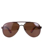 عینک آفتابی ری بن فراری فریم قهوه ای پلاریزه RB 43888/4