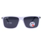 عینک آفتابی مردانه ری بن فریم سفید پلاریزه RB 4347/2