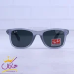 عینک آفتابی ری بن فریم مستطیل طوسی پلاریزه P3311/3