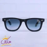 عینک آفتابی ری بن زنانه مشکی شیشه آبی RB R2140/3S