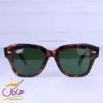 عینک آفتابی زنانه ری بن فریم ویفرر پلنگی RB 2186N/2