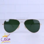 عینک آفتابی ری بن مردانه شیشه سبز خلبانی RB 3025F/2