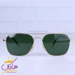 عینک آفتابی ری بن مردانه فریم فلزی طلایی RB 3529/3