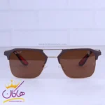 عینک آفتابی ری بن فراری مردانه فریم مربع قهوه ای RB 3697/5