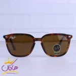 عینک آفتابی زنانه ری بن فریم مربع پلنگی RB 4362F/2
