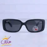 عینک آفتابی مردانه ری بن فریم مشکی پلاریزه RB 4389/1