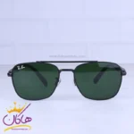 عینک آفتابی مردانه ری بن مشکی شیشه سبز RB 5712/3