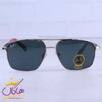 عینک آفتابی ری بن مردانه فریم فلزی طلایی RB 9713/1